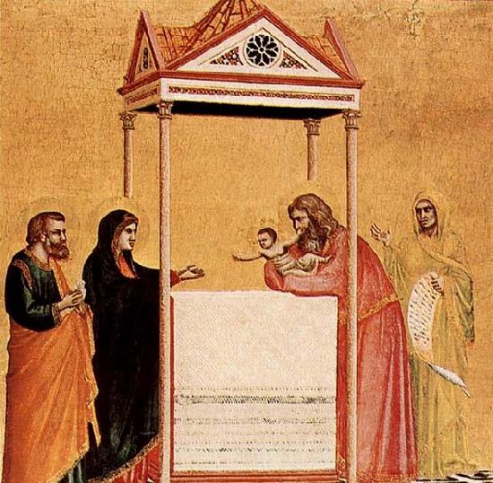 GIOTTO di Bondone Presentation in the Temple oil painting picture